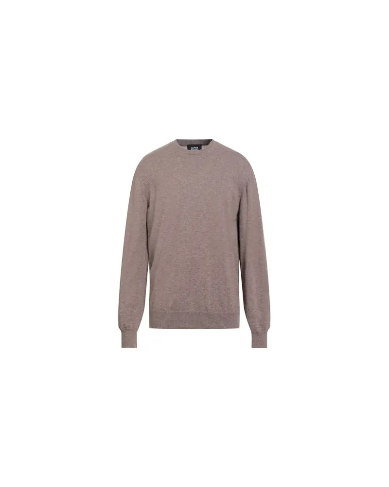Alpha Studio STRICKWAREN - Pulloverauf YOOX.COM Braun