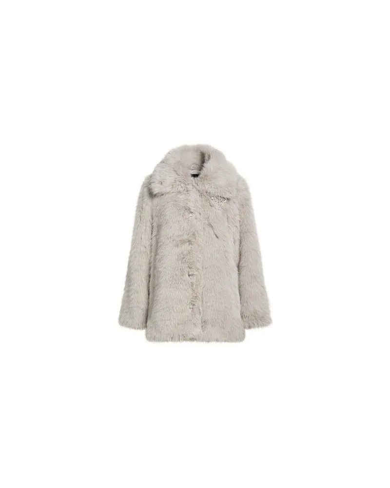 only JACKEN & MÄNTEL - Shearling- & Kunstfellauf YOOX.COM Grau