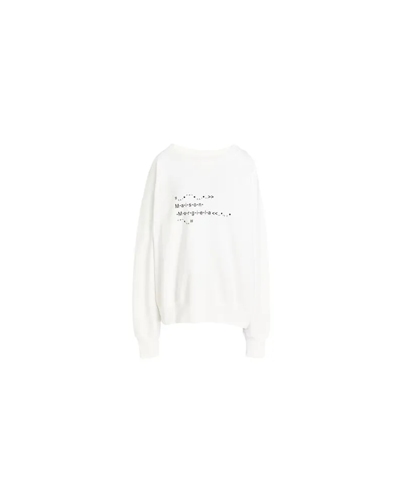 Maison Margiela TOPS - Sweatshirtsauf YOOX.COM Weiß