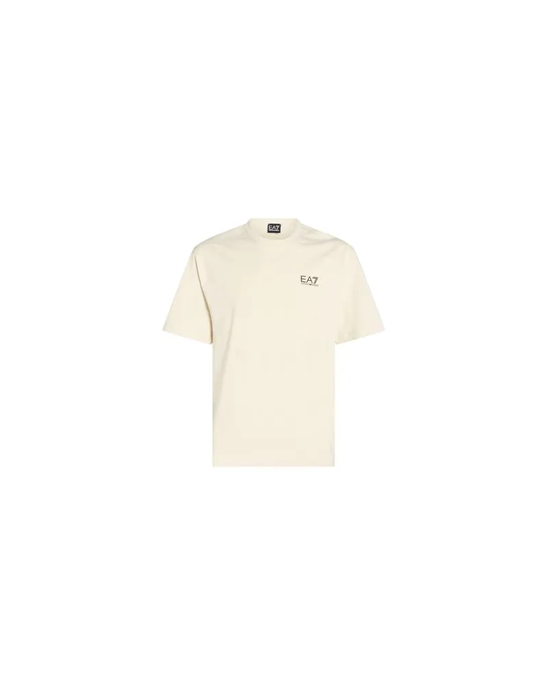EA7 TOPS - T-shirtsauf YOOX.COM Cremeweiß