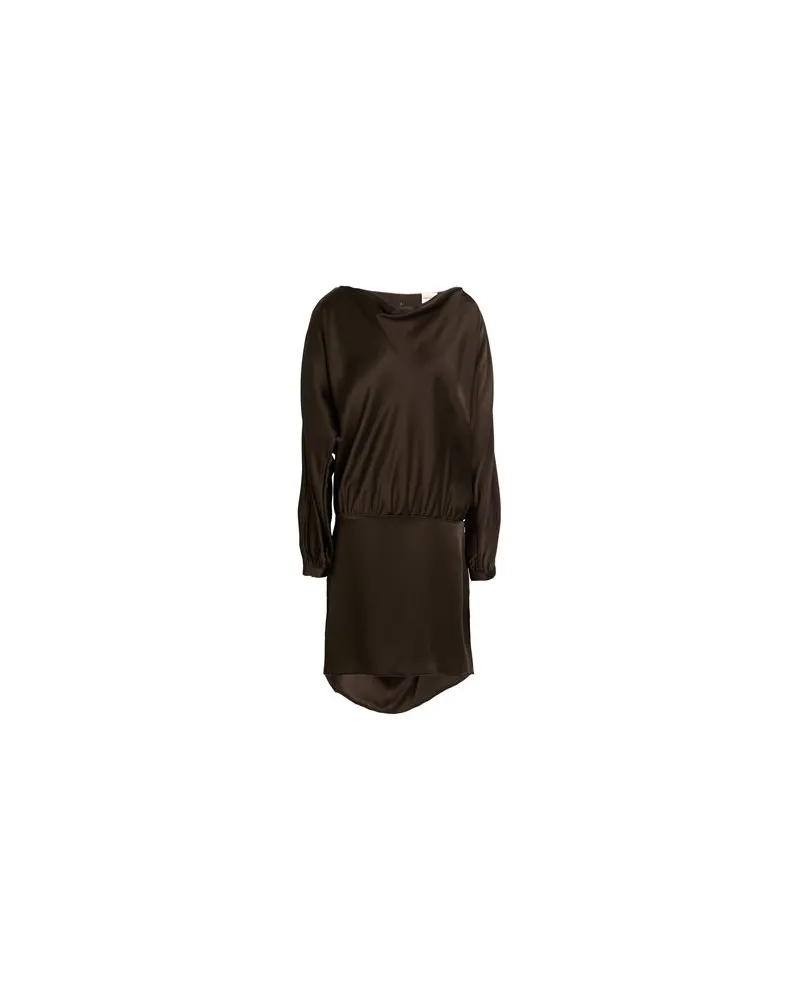 Semicouture KLEIDER - Mini-Kleiderauf YOOX.COM Dunkelgrün