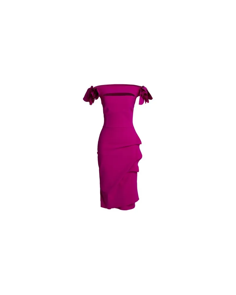 Chiara Boni KLEIDER - Midi-Kleiderauf YOOX.COM Fuchsia