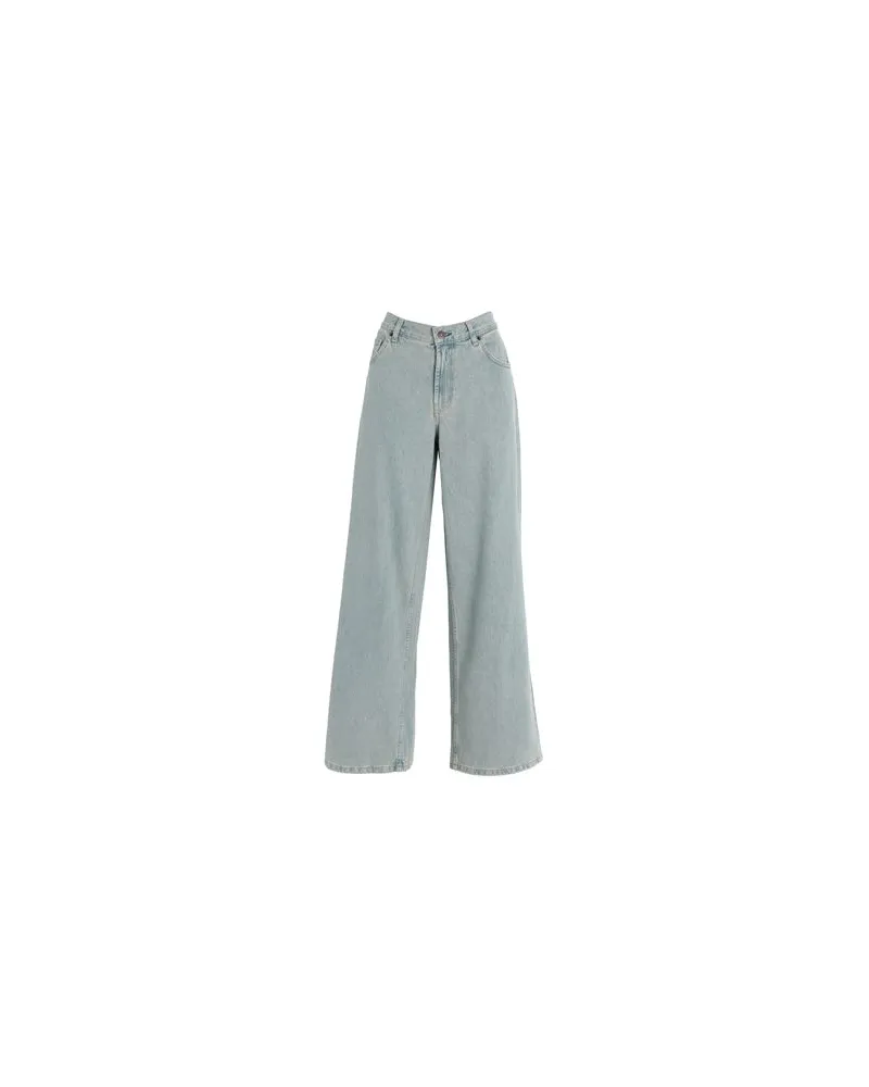 Topshop HOSEN & RÖCKE - Jeanshosenauf YOOX.COM Blau
