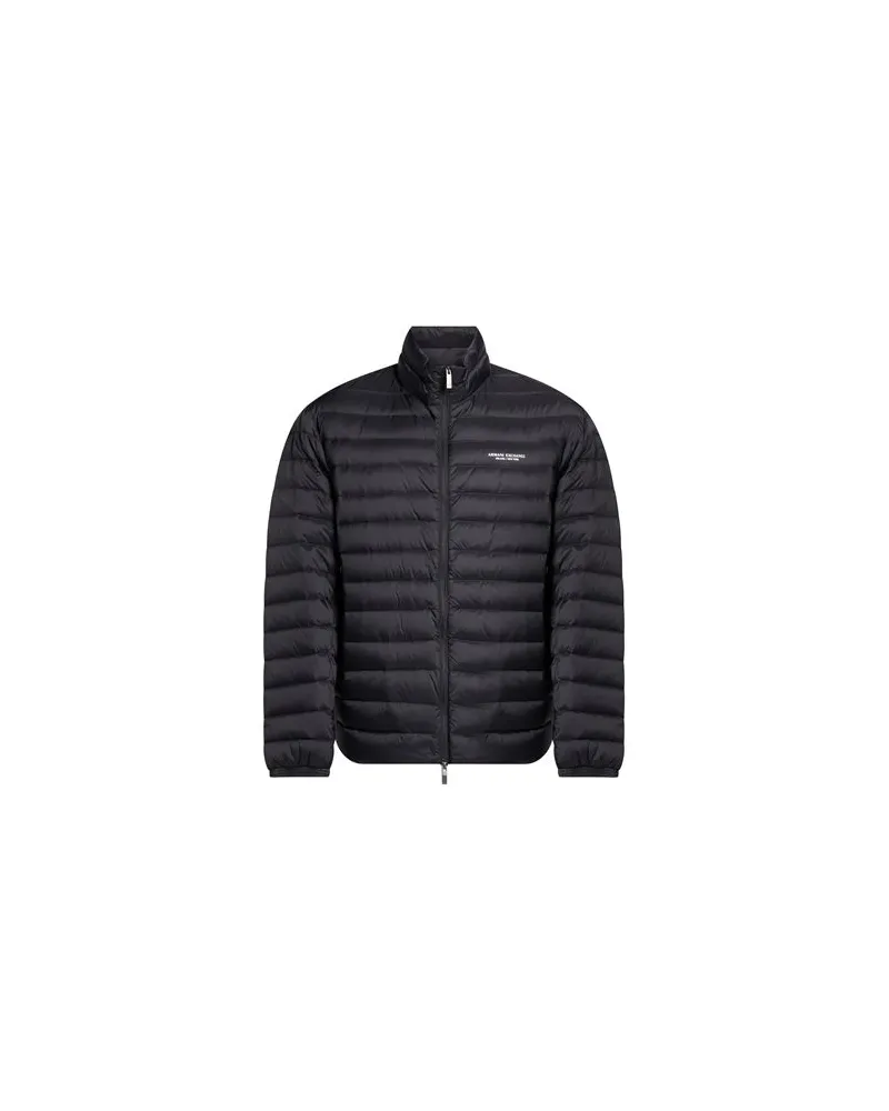 Armani Exchange JACKEN & MÄNTEL - Pufferjacken & Daunenjackenauf YOOX.COM Nachtblau