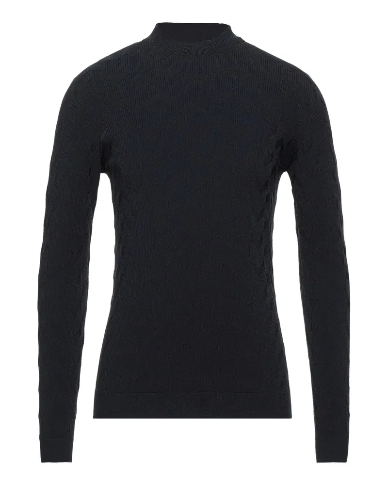 Giorgio Armani Rollkragenpullover Nachtblau