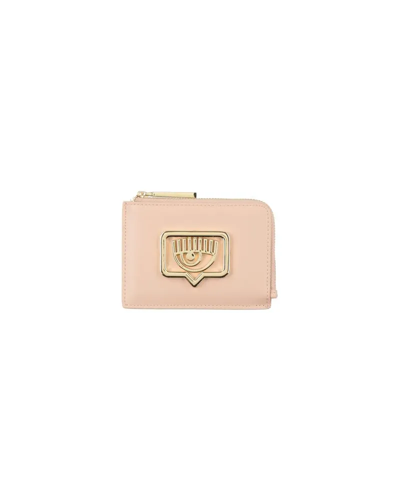 Chiara Ferragni Kleinlederwaren - Brieftaschenauf YOOX.COM Hellrosa