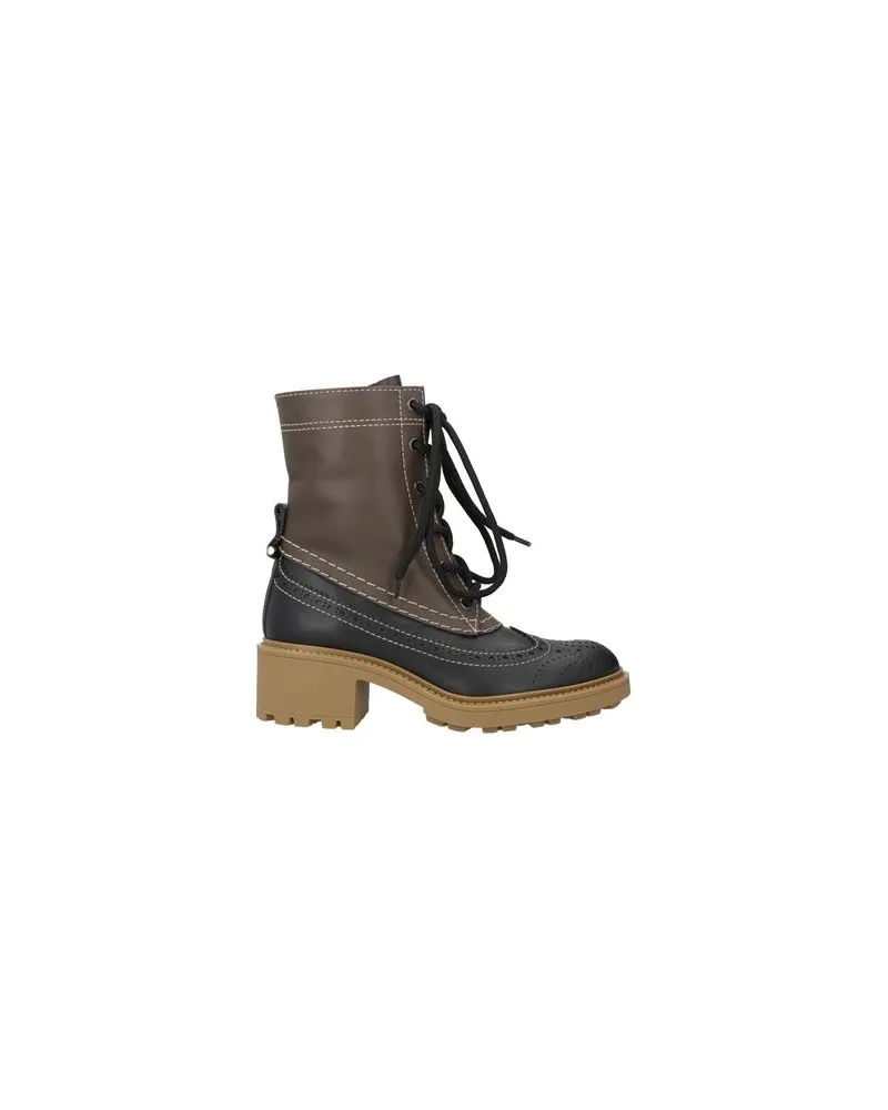 Chloé SCHUHE - Stiefelettenauf YOOX.COM Dunkelbraun