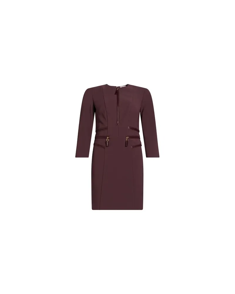 Elisabetta Franchi KLEIDER - Mini-Kleiderauf YOOX.COM Pflaume