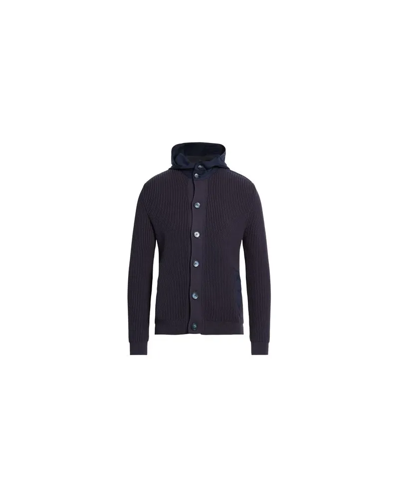 Alpha Studio STRICKWAREN - Strickjackenauf YOOX.COM Marineblau