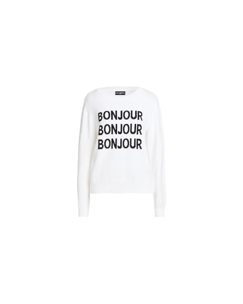 Karl Lagerfeld STRICKWAREN - Pulloverauf YOOX.COM Weiß