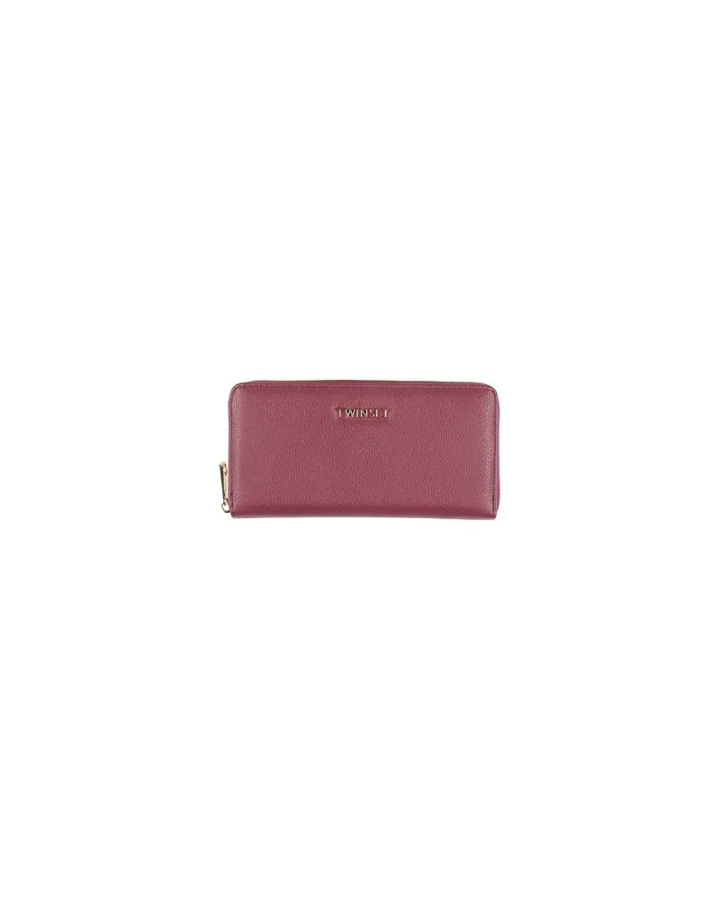Twin-Set Kleinlederwaren - Brieftaschenauf YOOX.COM Bordeaux