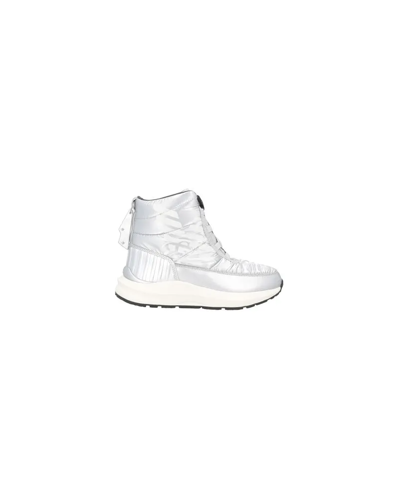 EA7 SCHUHE - Stiefelettenauf YOOX.COM Silber