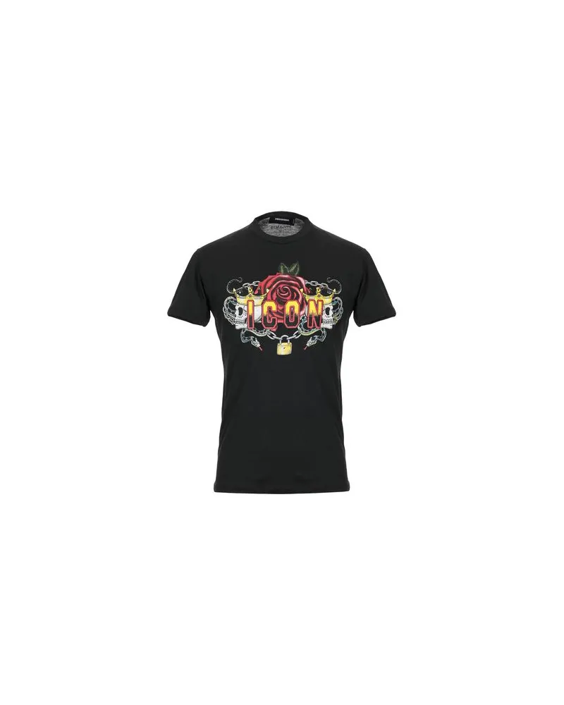 Dsquared2 TOPS - T-shirtsauf YOOX.COM Schwarz