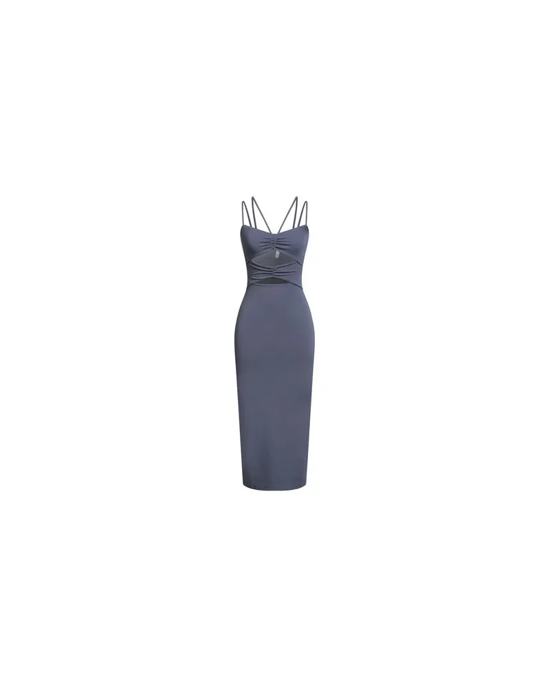 Samsøe & Samsøe KLEIDER - Midi-Kleiderauf YOOX.COM Taubenblau