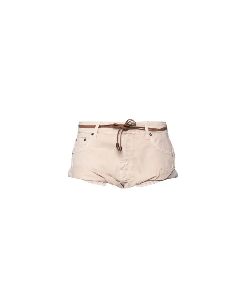 One Teaspoon HOSEN & RÖCKE - Jeansshortsauf YOOX.COM Sand