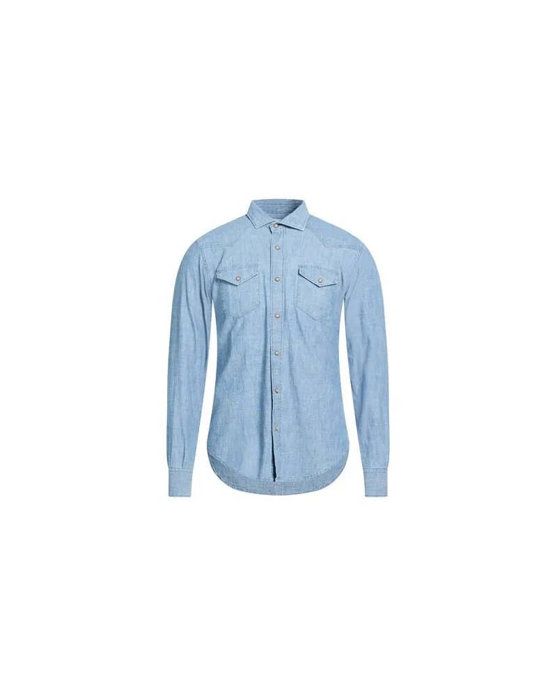 Eleventy PLATINUM - TOPS - Jeanshemdenauf YOOX.COM Blau