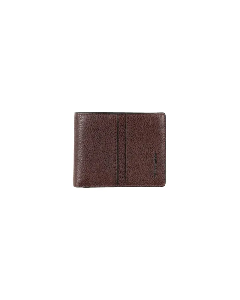 Piquadro Kleinlederwaren - Brieftaschenauf YOOX.COM Dunkelbraun