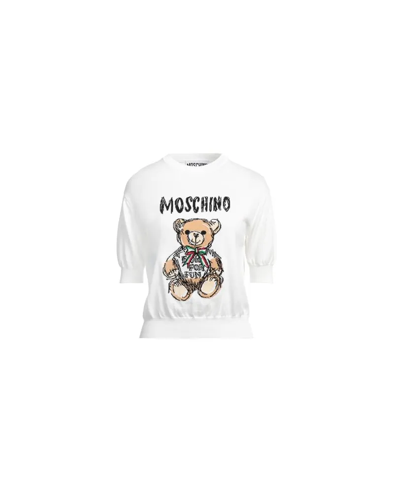 Moschino STRICKWAREN - Pulloverauf YOOX.COM Weiß