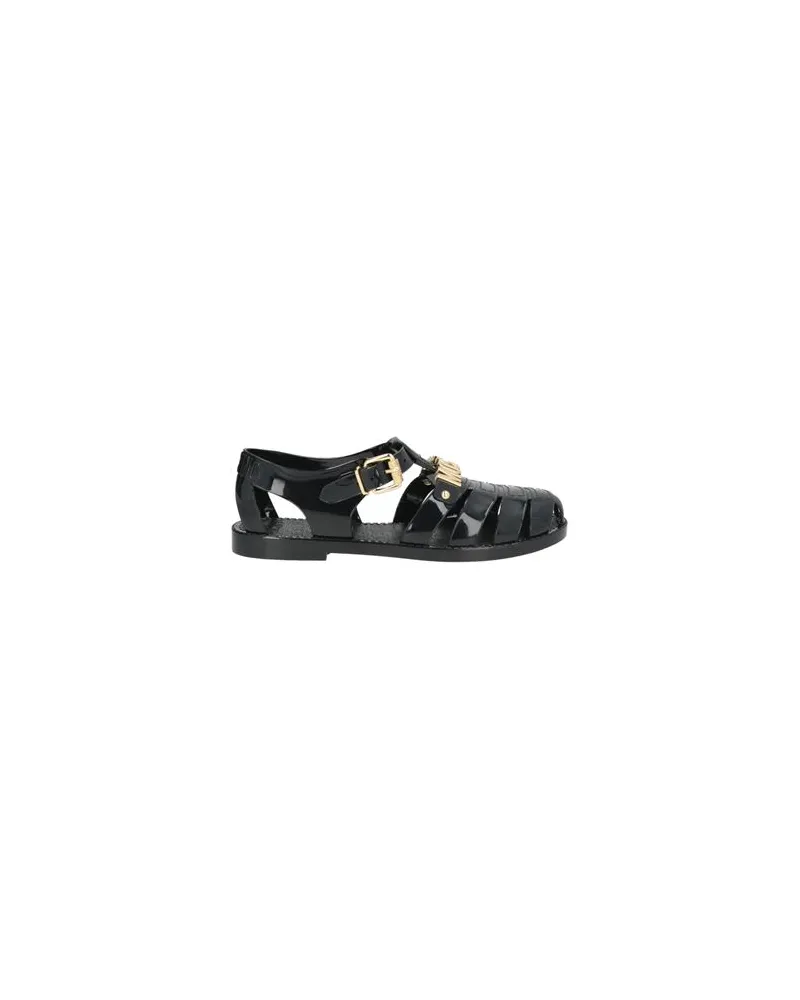 Moschino SCHUHE - Sandalenauf YOOX.COM Schwarz