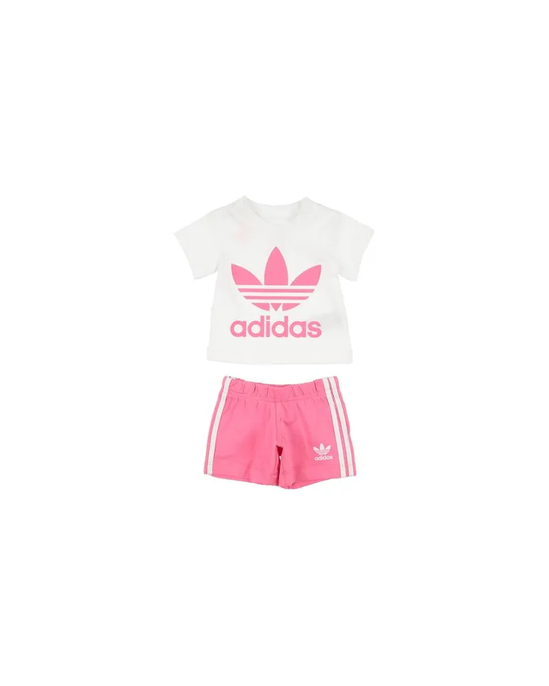 adidas SHORT TEE SET  - NEUGEBORENE - Babykleidung-Setsauf YOOX.COM Weiß