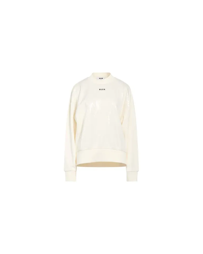 MSGM TOPS - Sweatshirtsauf YOOX.COM Elfenbein