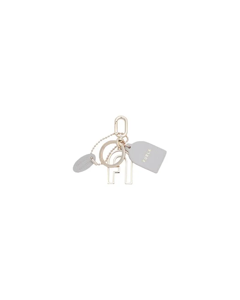 Furla VENUS KEYRING ARCH  - Kleinlederwaren - Schlüsselanhängerauf YOOX.COM Hellgrau