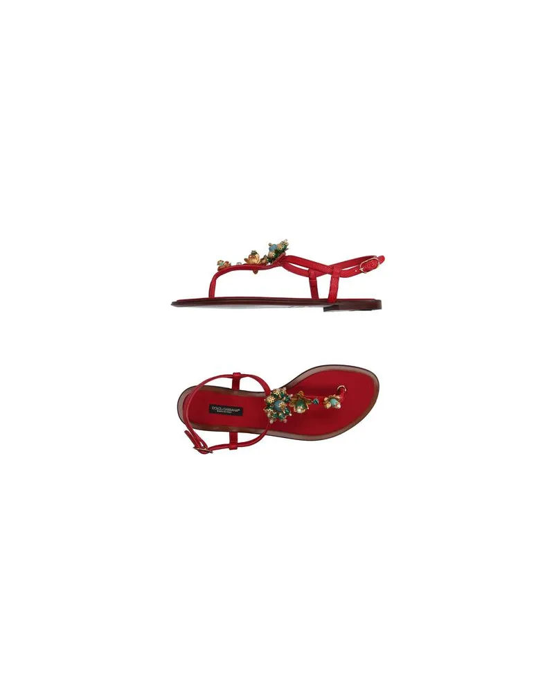 Dolce & Gabbana SCHUHE - Zehentrennerauf YOOX.COM Rot