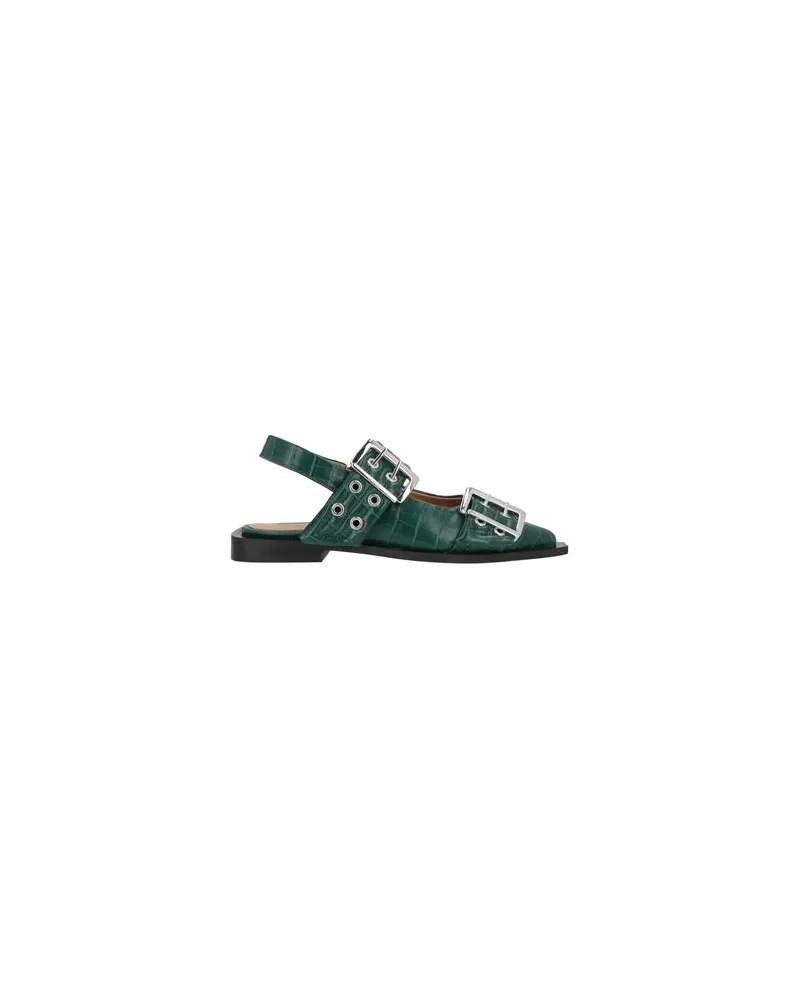 Ganni SCHUHE - Ballerinasauf YOOX.COM Smaragdgrün