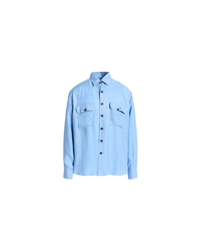 Alessandro Gherardi TOPS - Hemdenauf YOOX.COM Azurblau