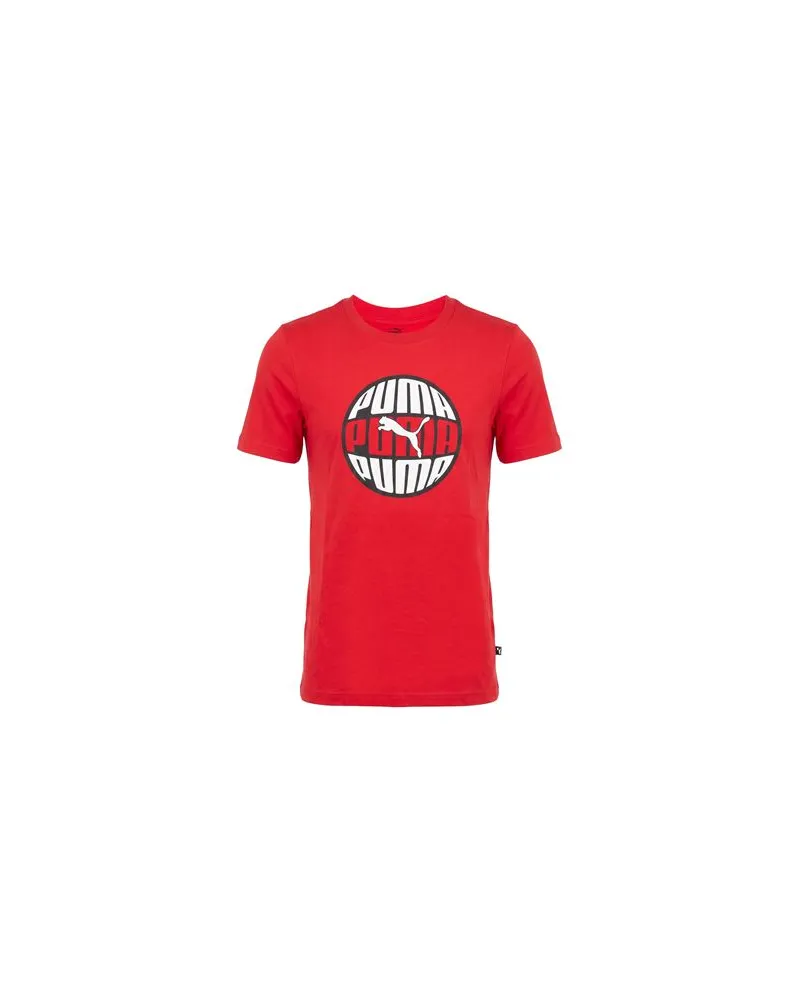 Puma TOPS - T-shirtsauf YOOX.COM Rot