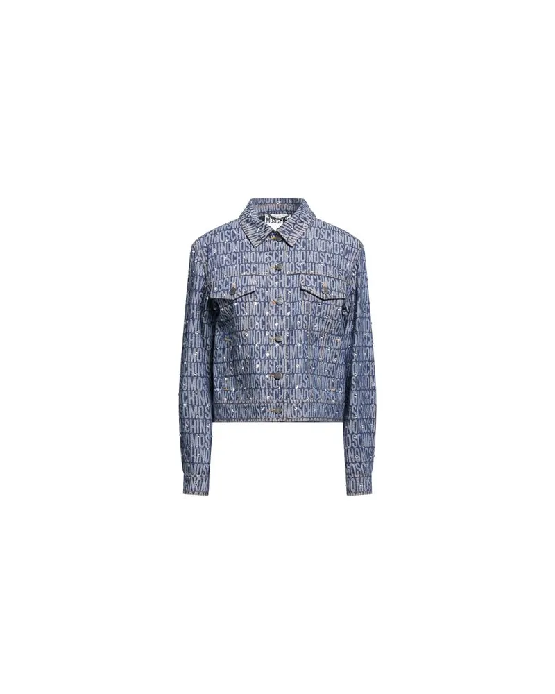 Moschino JACKEN & MÄNTEL - Jeansjacken/Mäntelauf YOOX.COM Blau