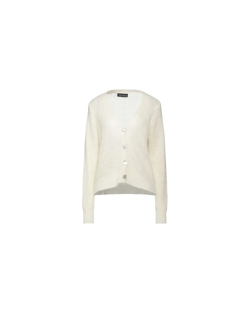 Vanessa Scott STRICKWAREN - Strickjackenauf YOOX.COM Cremeweiß
