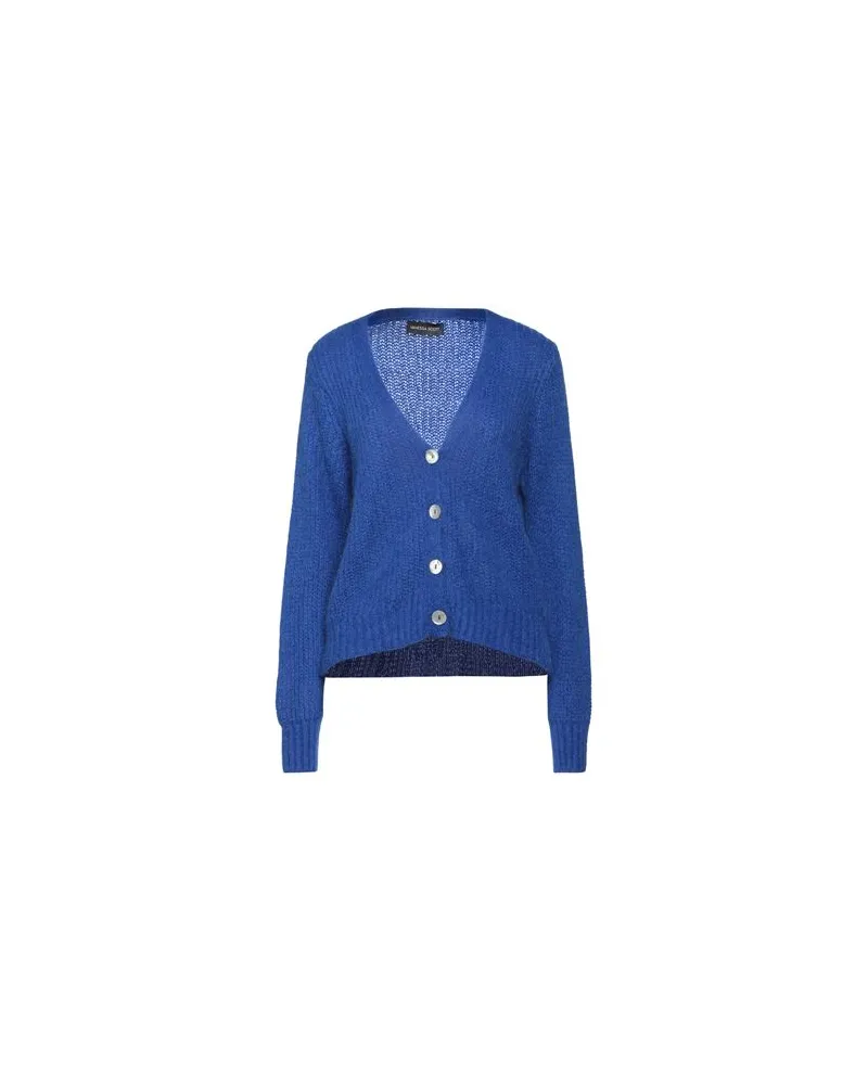 Vanessa Scott STRICKWAREN - Strickjackenauf YOOX.COM Blau