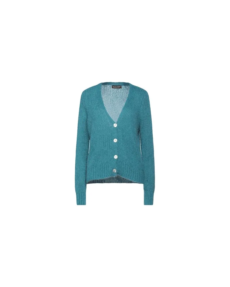 Vanessa Scott STRICKWAREN - Strickjackenauf YOOX.COM Aquamarin