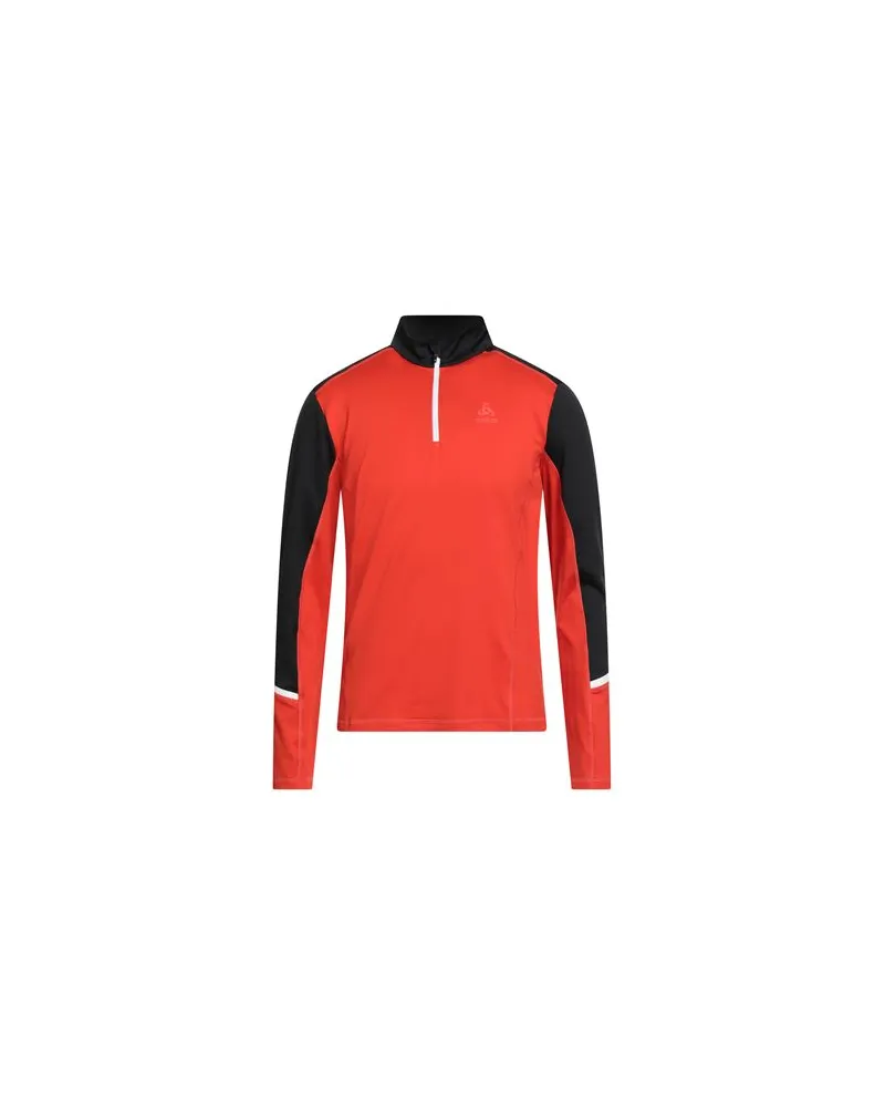 Odlo TOPS - Sweatshirtsauf YOOX.COM Tomatenrot
