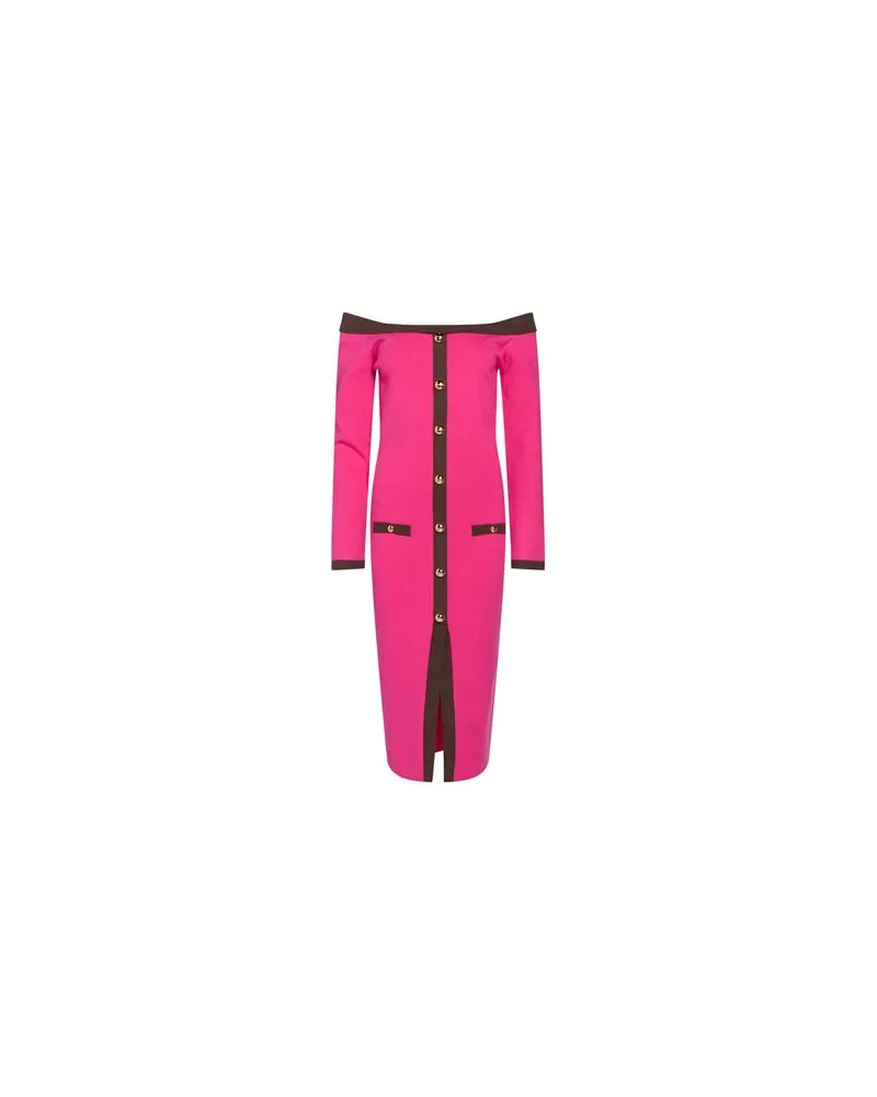 No Secrets KLEIDER - Midi-Kleiderauf YOOX.COM Fuchsia