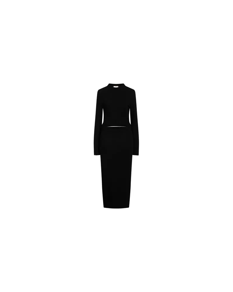 Semicouture KLEIDER - Midi-Kleiderauf YOOX.COM Schwarz
