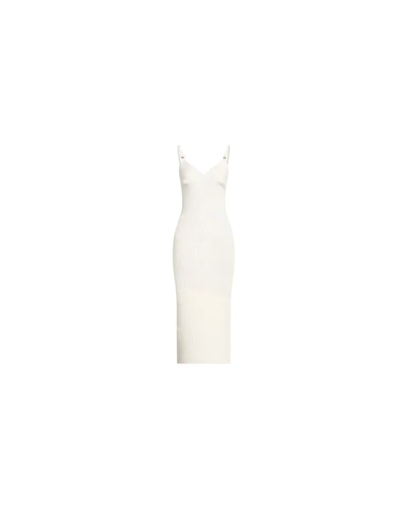 Elisabetta Franchi KLEIDER - Maxi-Kleiderauf YOOX.COM Weiß