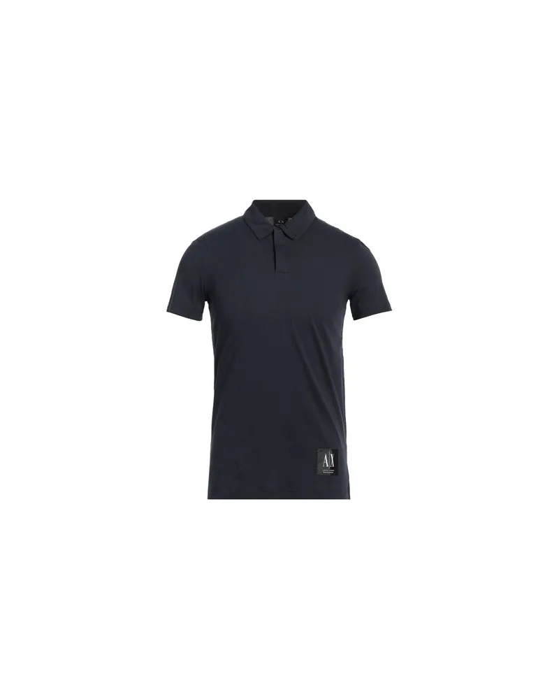 Armani Exchange TOPS - Poloshirtsauf YOOX.COM Nachtblau