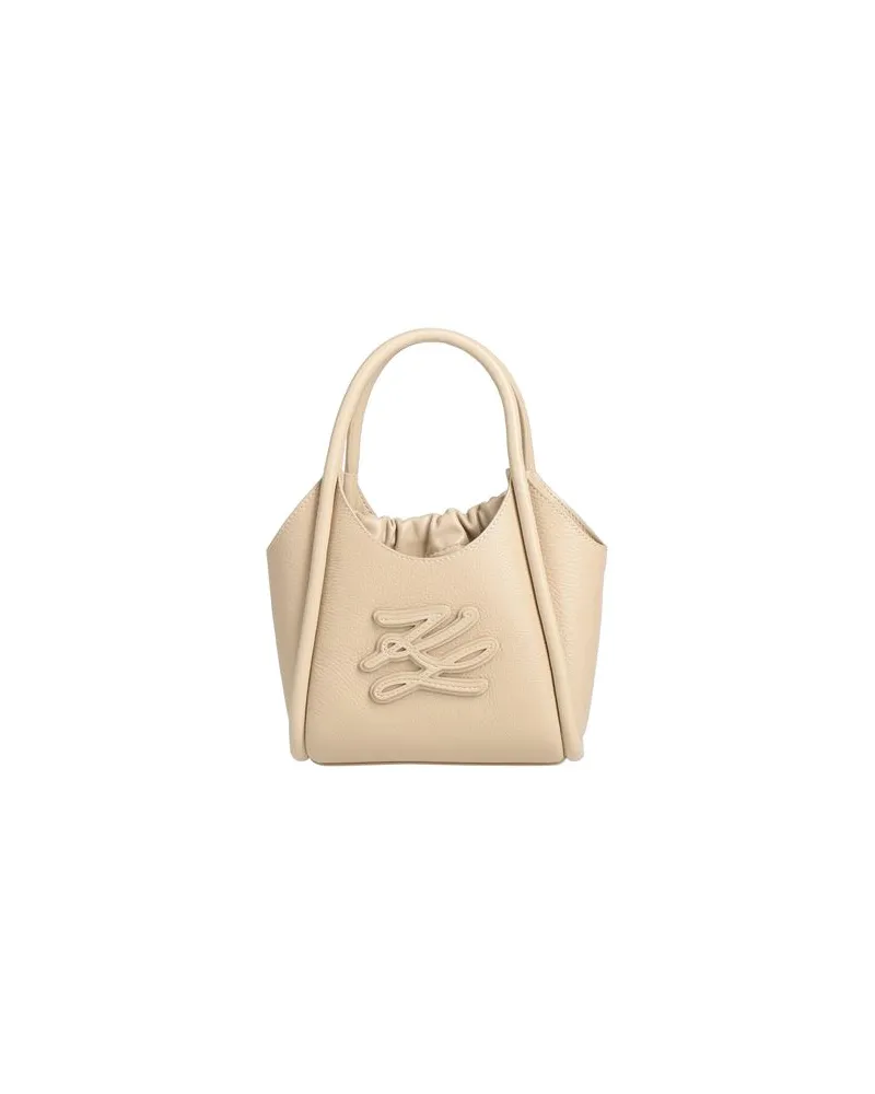 Karl Lagerfeld K/AUTOGRAPH PATCH MINI TOTE BAG - TASCHEN - Handtaschenauf YOOX.COM Beige