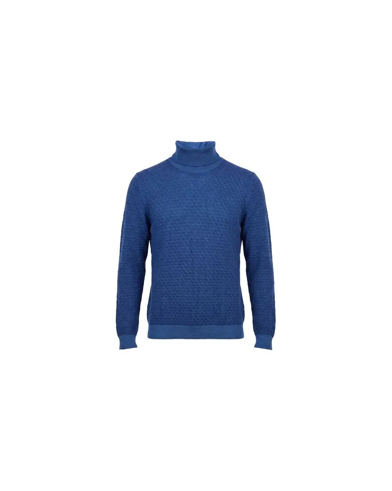 Jeordie's STRICKWAREN - Rollkragenpulloverauf YOOX.COM Blau