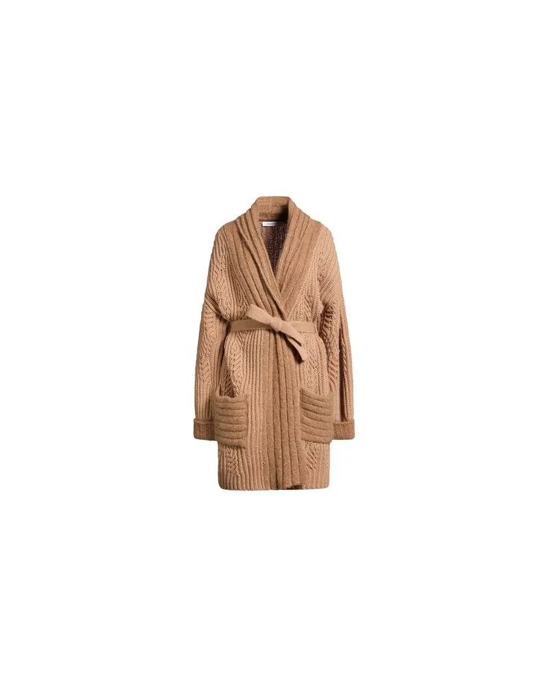 Simona Corsellini STRICKWAREN - Strickjackenauf YOOX.COM Sand