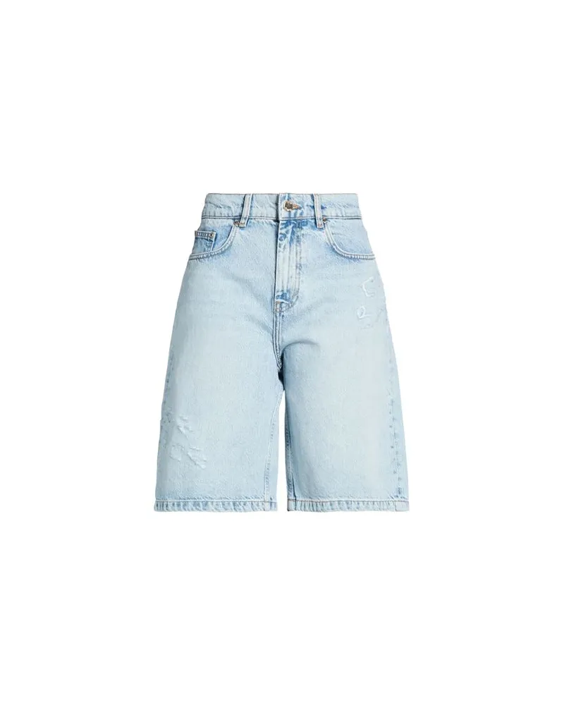 Casablanca Paris HOSEN & RÖCKE - Jeansshortsauf YOOX.COM Blau
