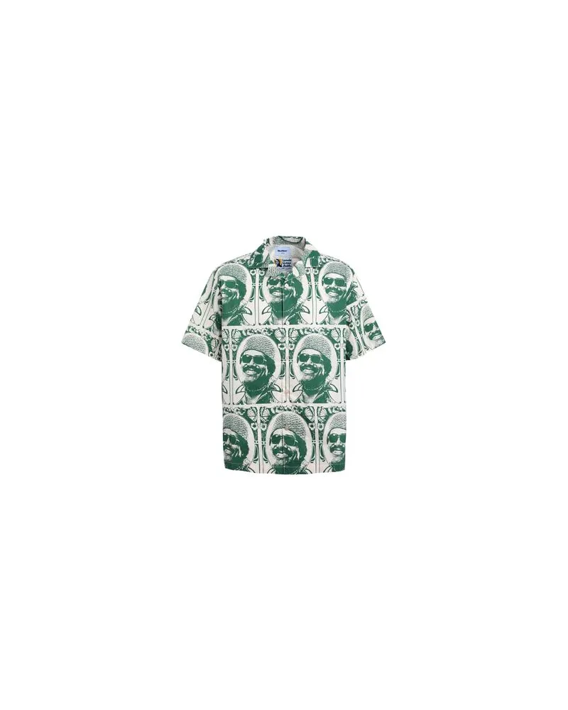 Butter Goods Lonnie S/S Shirt - Lonnie S/S Shirt - TOPS - Hemdenauf YOOX.COM Grün