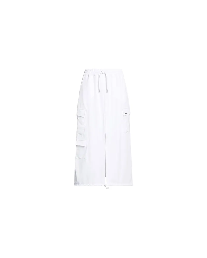 DISCLAIMER HOSEN & RÖCKE - Midi-Röckeauf YOOX.COM Weiß