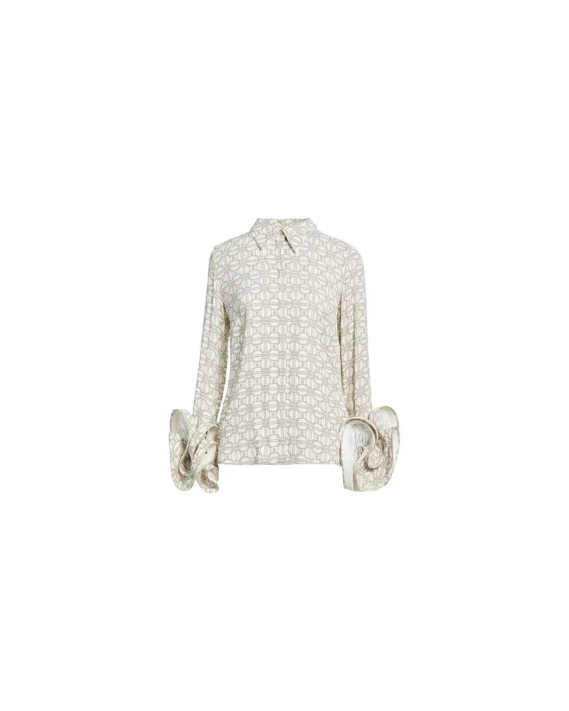 Elisabetta Franchi TOPS - Hemdenauf YOOX.COM Elfenbein