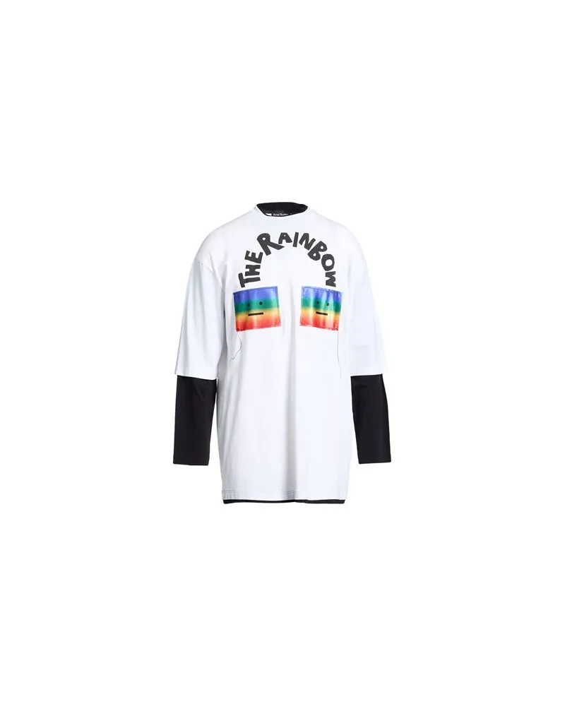Acne Studios TOPS - T-shirtsauf YOOX.COM Weiß