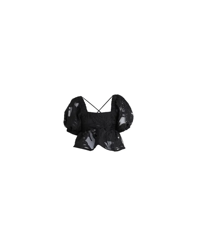 Topshop TOPS - Topsauf YOOX.COM Schwarz
