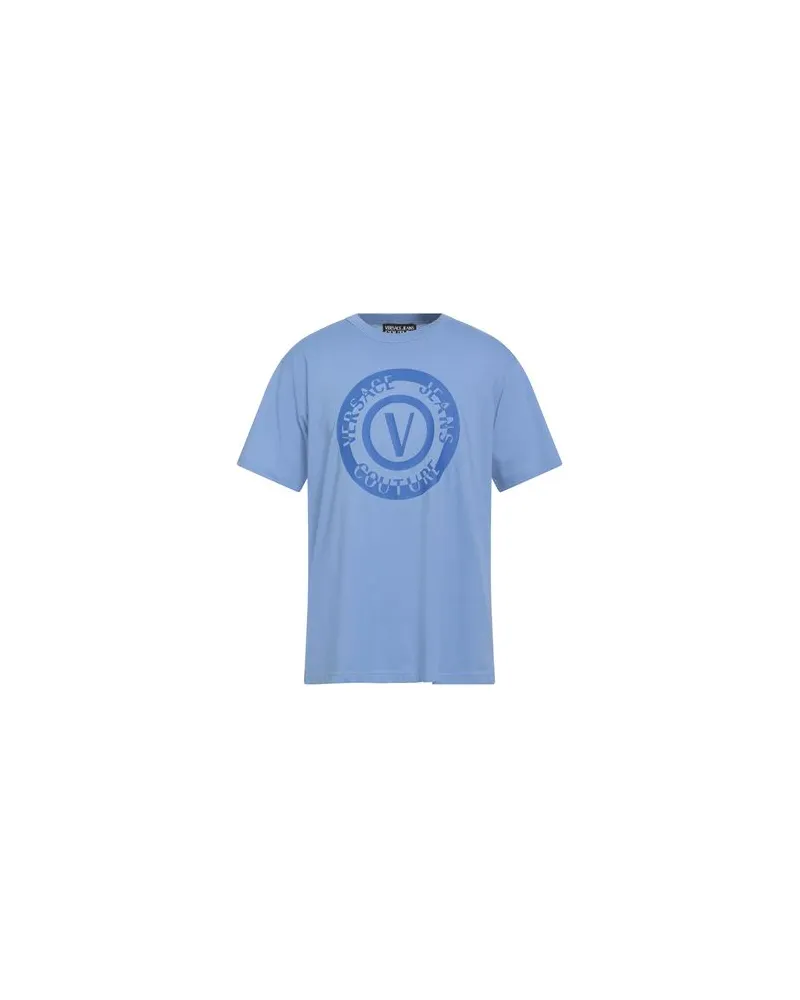 Versace Jeans TOPS - T-shirtsauf YOOX.COM Hellblau
