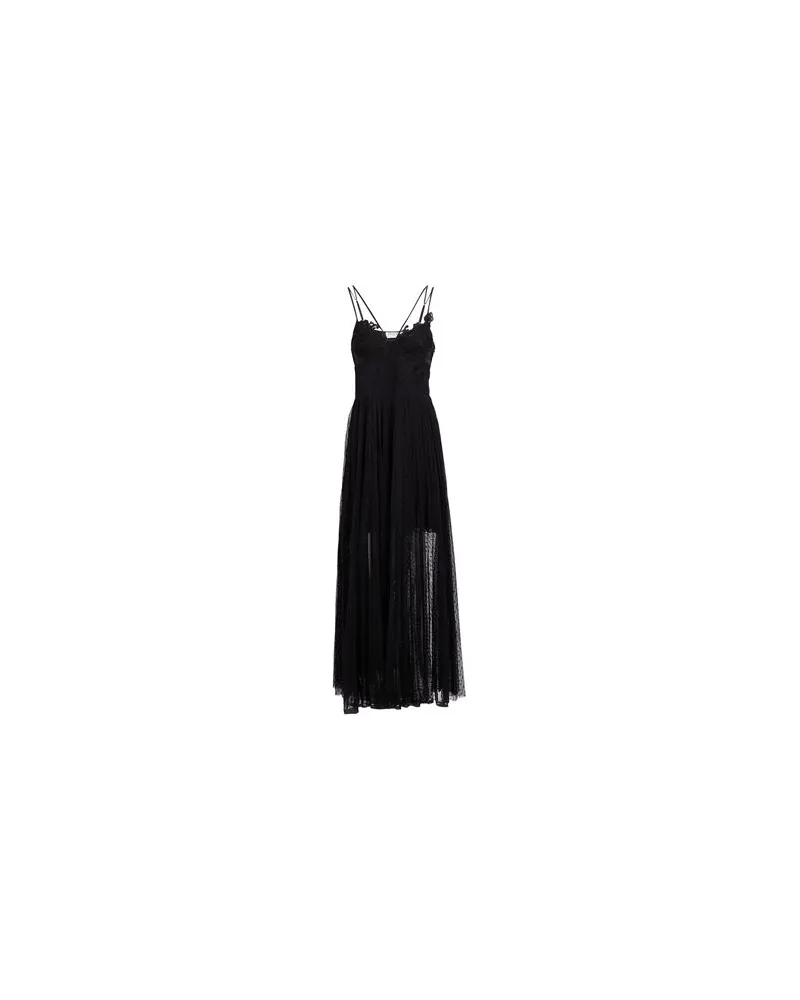 Ermanno Scervino KLEIDER - Maxi-Kleiderauf YOOX.COM Schwarz